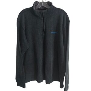 Columbia Quarter Zip Pullover Mens Sweater Fleece Outdoor Hiking Casual